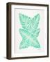 Seafoam Banana Leaves-Cat Coquillette-Framed Giclee Print