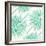 Seafoam Fan Palm Pattern-Cat Coquillette-Framed Giclee Print