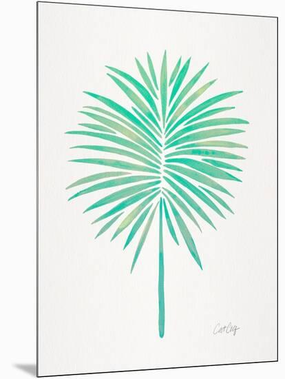 Seafoam Fan Palm-Cat Coquillette-Mounted Art Print