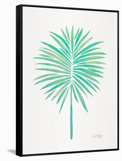 Seafoam Fan Palm-Cat Coquillette-Framed Stretched Canvas