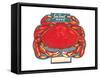 Seafood Menu, Crab-Found Image Press-Framed Stretched Canvas