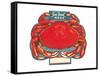 Seafood Menu, Crab-Found Image Press-Framed Stretched Canvas