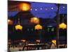 Seafood Restaurant with Lit Lanterns, Vietnam-Walter Bibikow-Mounted Photographic Print