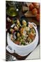 Seafood Rice with Mussels, Shrimps, Tomato, Olives, Peas, Italian Cuisine, Italy-Nico Tondini-Mounted Photographic Print