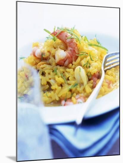 Seafood Risotto-null-Mounted Photographic Print