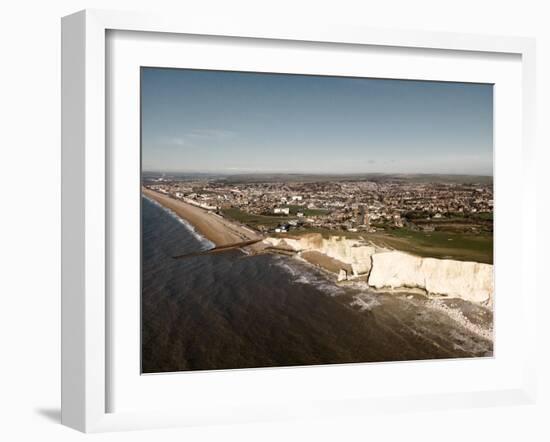 Seaford Head and the Seven Sisters, 2023 (Photo)-null-Framed Giclee Print