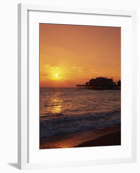 Seafront, Brighton, Sussex, England, United Kingdom, Europe-Amanda Hall-Framed Photographic Print