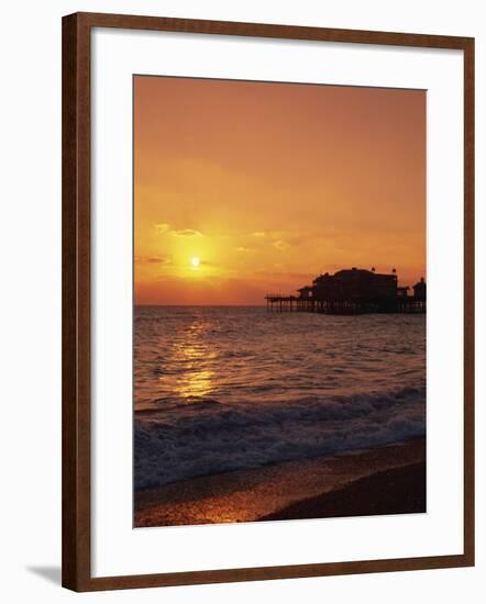 Seafront, Brighton, Sussex, England, United Kingdom, Europe-Amanda Hall-Framed Photographic Print