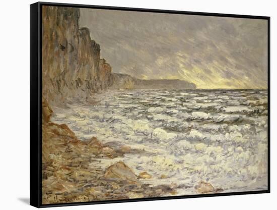 Seafront, Fecamp, 1881-Claude Monet-Framed Stretched Canvas