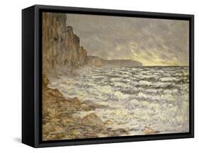 Seafront, Fecamp, 1881-Claude Monet-Framed Stretched Canvas