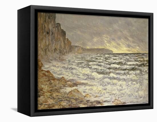 Seafront, Fecamp, 1881-Claude Monet-Framed Stretched Canvas