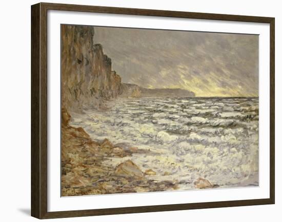 Seafront, Fecamp, 1881-Claude Monet-Framed Giclee Print