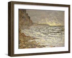 Seafront, Fecamp, 1881-Claude Monet-Framed Giclee Print