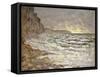 Seafront, Fécamp, 1881-Claude Monet-Framed Stretched Canvas