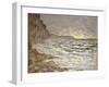 Seafront, Fécamp, 1881-Claude Monet-Framed Giclee Print