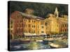 Seafront Hotel-Allayn Stevens-Stretched Canvas