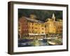 Seafront Hotel-Allayn Stevens-Framed Art Print