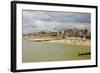 Seafront of Attractive Town with Lighthouse, Beach Huts, Southwold, Suffolk, England, UK-Rob Francis-Framed Photographic Print