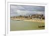 Seafront of Attractive Town with Lighthouse, Beach Huts, Southwold, Suffolk, England, UK-Rob Francis-Framed Photographic Print