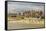 Seafront of Attractive Town with Lighthouse, Beach Huts, Southwold, Suffolk, England, UK-Rob Francis-Framed Stretched Canvas