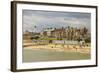 Seafront of Attractive Town with Lighthouse, Beach Huts, Southwold, Suffolk, England, UK-Rob Francis-Framed Photographic Print