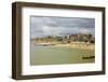 Seafront of Attractive Town with Lighthouse, Beach Huts, Southwold, Suffolk, England, UK-Rob Francis-Framed Photographic Print