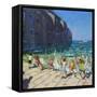 Seafront, Rovinj, Croatia-Andrew Macara-Framed Stretched Canvas