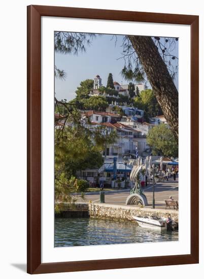 Seafront, Skiathos, Sporades, Greek Islands, Greece, Europe-Rolf Richardson-Framed Photographic Print