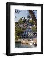 Seafront, Skiathos, Sporades, Greek Islands, Greece, Europe-Rolf Richardson-Framed Photographic Print