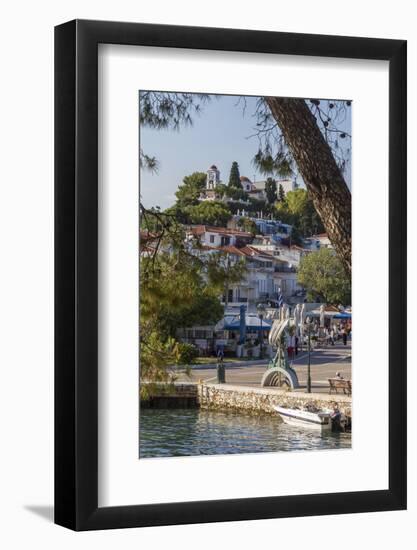 Seafront, Skiathos, Sporades, Greek Islands, Greece, Europe-Rolf Richardson-Framed Photographic Print