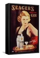 Seagers, Glamour Gin Cocktails, UK, 1930-null-Framed Stretched Canvas