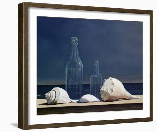 Seaglass and Shells-Daniel Pollera-Framed Art Print