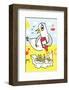 Seagull and Chips - Tommy Human Cartoon Print-Tommy Human-Framed Giclee Print