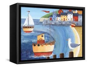 Seagull Lookout-Peter Adderley-Framed Stretched Canvas