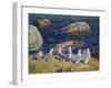 Seagulls, 1910-Arkadi Rylow-Framed Giclee Print