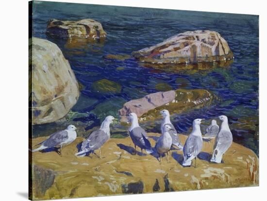 Seagulls, 1910-Arkadi Rylow-Stretched Canvas