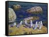 Seagulls, 1910-Arkadi Rylow-Framed Stretched Canvas