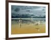 Seagulls on the Beach-Carlos Casamayor-Framed Premium Giclee Print