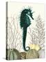 SeaHorse and Sea Urchins-Fab Funky-Stretched Canvas