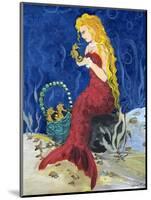 Seahorse Collector Mermaid-sylvia pimental-Mounted Art Print