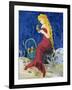 Seahorse Collector Mermaid-sylvia pimental-Framed Art Print