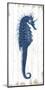 Seahorse in Blue I-Sparx Studio-Mounted Art Print