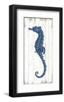 Seahorse in Blue II-Sparx Studio-Framed Art Print