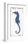 Seahorse in Blue II-Sparx Studio-Framed Art Print