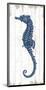 Seahorse in Blue II-Sparx Studio-Mounted Art Print