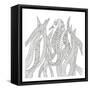 Seahorse In The Forest-Pam Varacek-Framed Stretched Canvas