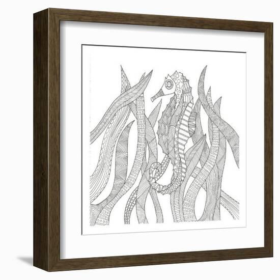 Seahorse In The Forest-Pam Varacek-Framed Art Print