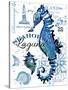 Seahorse Laguna-Julie Paton-Stretched Canvas