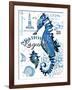 Seahorse Laguna-Julie Paton-Framed Art Print