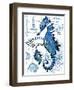 Seahorse Laguna-Julie Paton-Framed Art Print